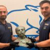Busto Enrico Costa polizia Sassari