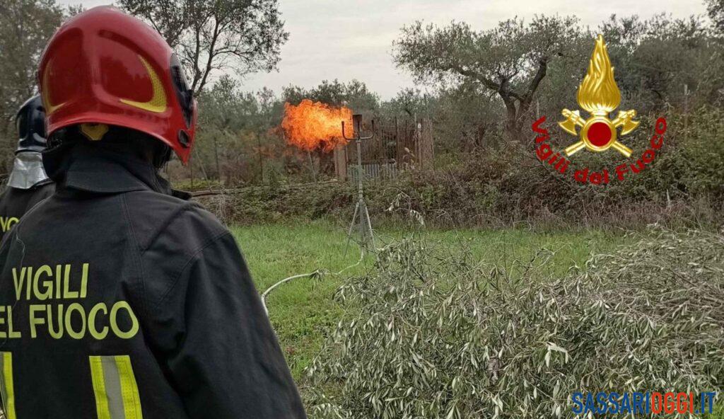 Fuga di gas alla periferia di Alghero, scatta l’allarme
