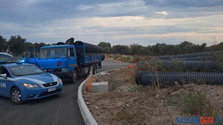Furto nel cantiere della circonvallazione, un arresto ad Alghero