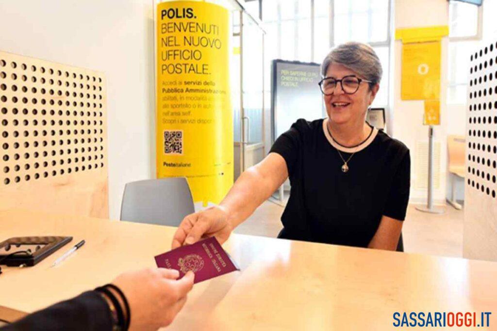 Più passaporti in provincia di Sassari grazie al progetto Polis alle Poste
