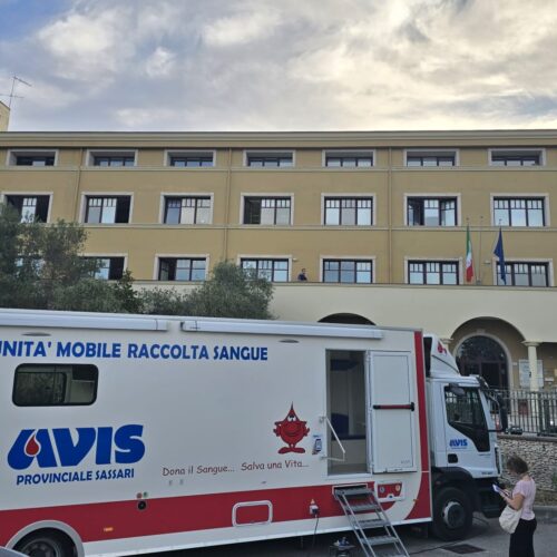 Raccolta sangue a Sassari