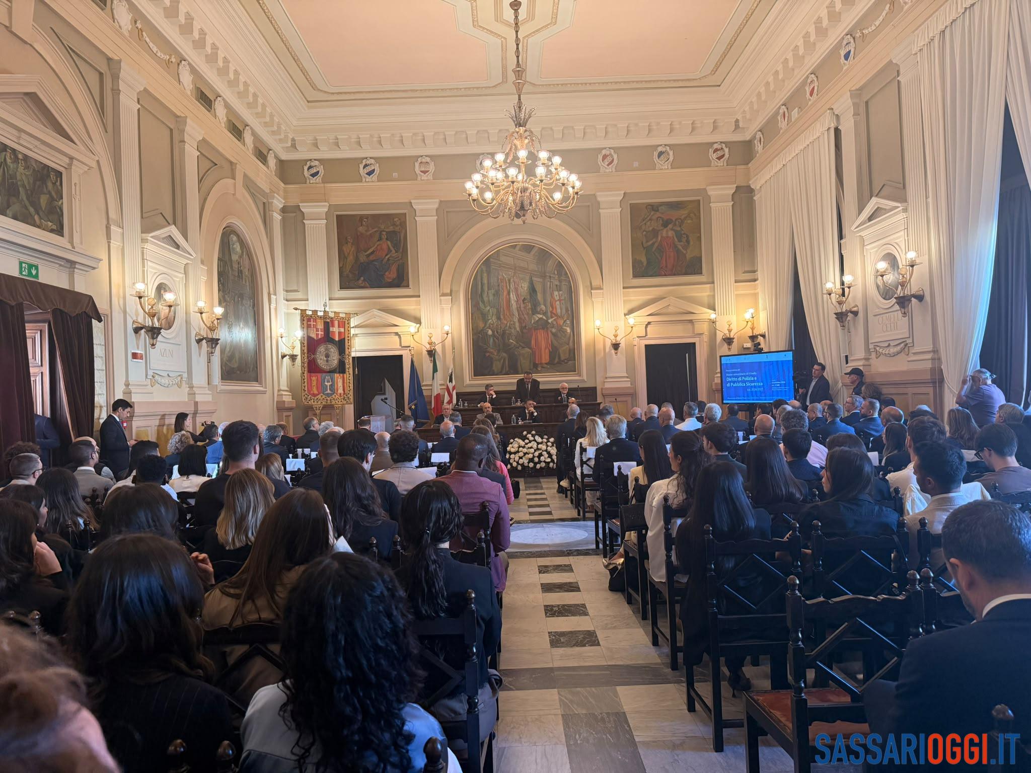 Sicurezza e diritto, il capo della Polizia Vittorio Pisani a Sassari