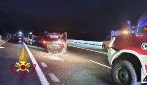 Violento incidente al bivio per Florinas, due feriti
