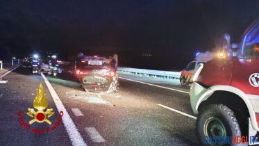 Violento incidente al bivio per Florinas, due feriti
