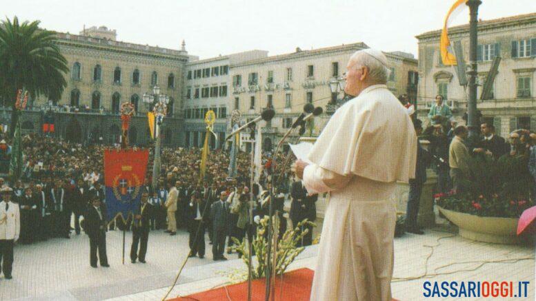 Visita Papa Giovanni Paolo II a Sassari il 19 ottobre 1985
