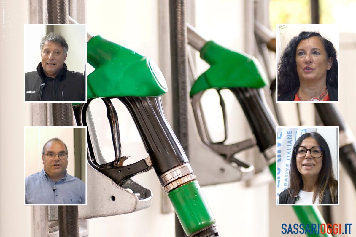 Il caro carburante nel nord sardegna