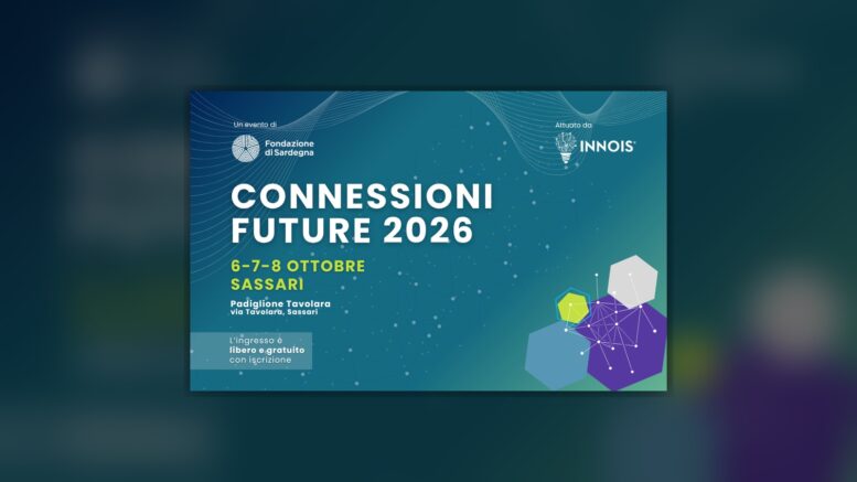 Locandina ufficiale di Connessioni Future 2026 a Sassari