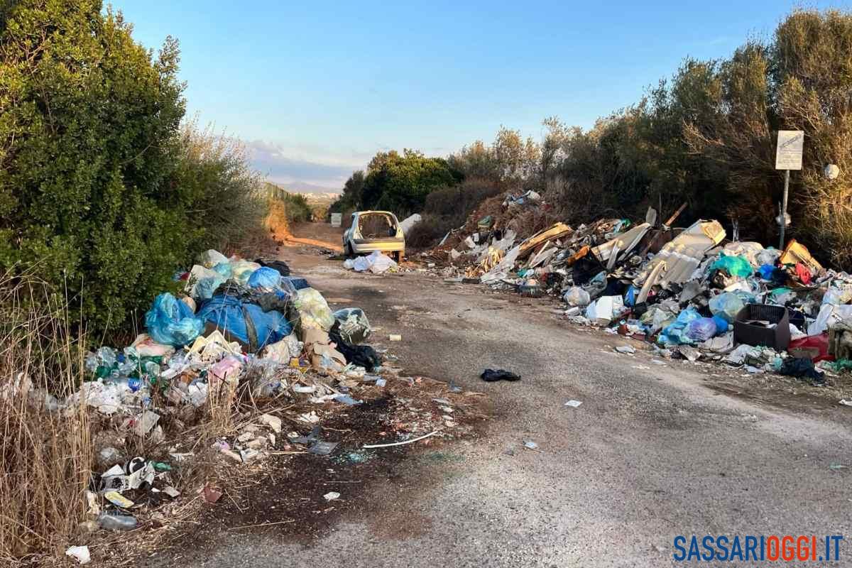 Rifiuti a Sassari